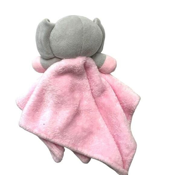 Elephant Baby Infant Security Blanket Embroidered “Gracie” Lovey Plush Fleece - Picture 2 of 10